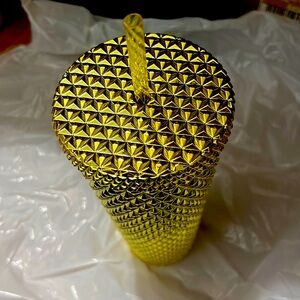 Gold tumbler